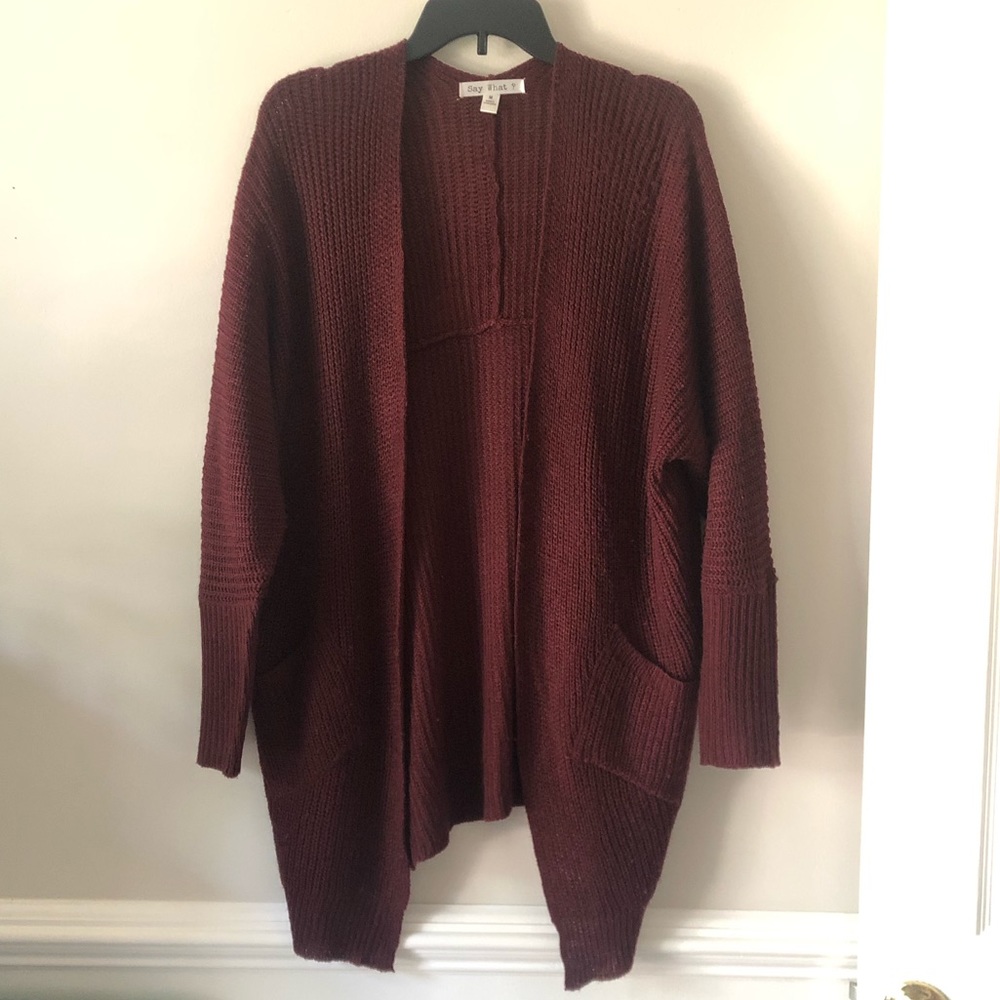 Say What? Oversized Cardigan